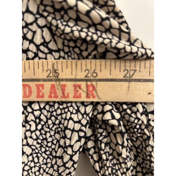 Chloe + Rene Plus Size XL Top Animal Print Blouse Bell Sleeve Peplum Oversized - Picture 4 of 6